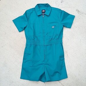 Women’s Regular Fit Vale Shortalls teal